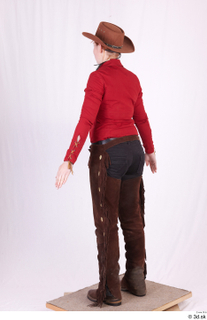  Photos Woman in Cowboy suit 1 Cowboy a poses historical clothing whole body 0004.jpg